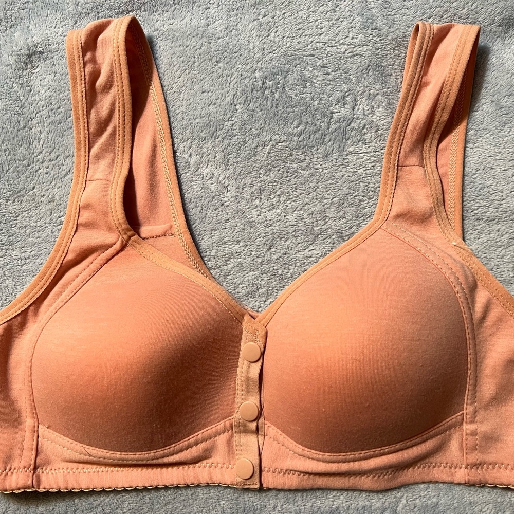 Peach soft cups bra